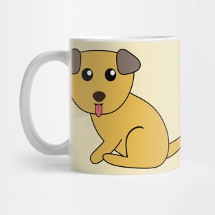 Cute Yellow Dog Mug